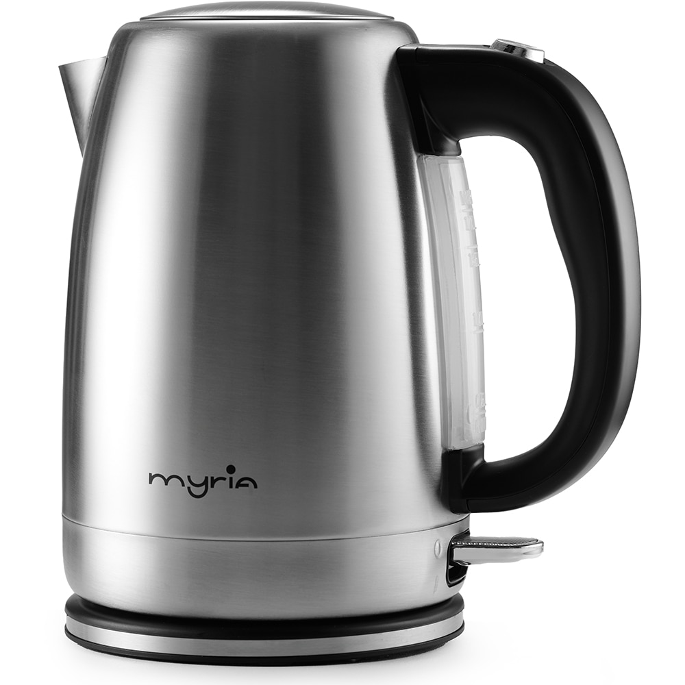Fierbator apa MYRIA MY4431, 1.7l, 2200W, argintiu-negru 