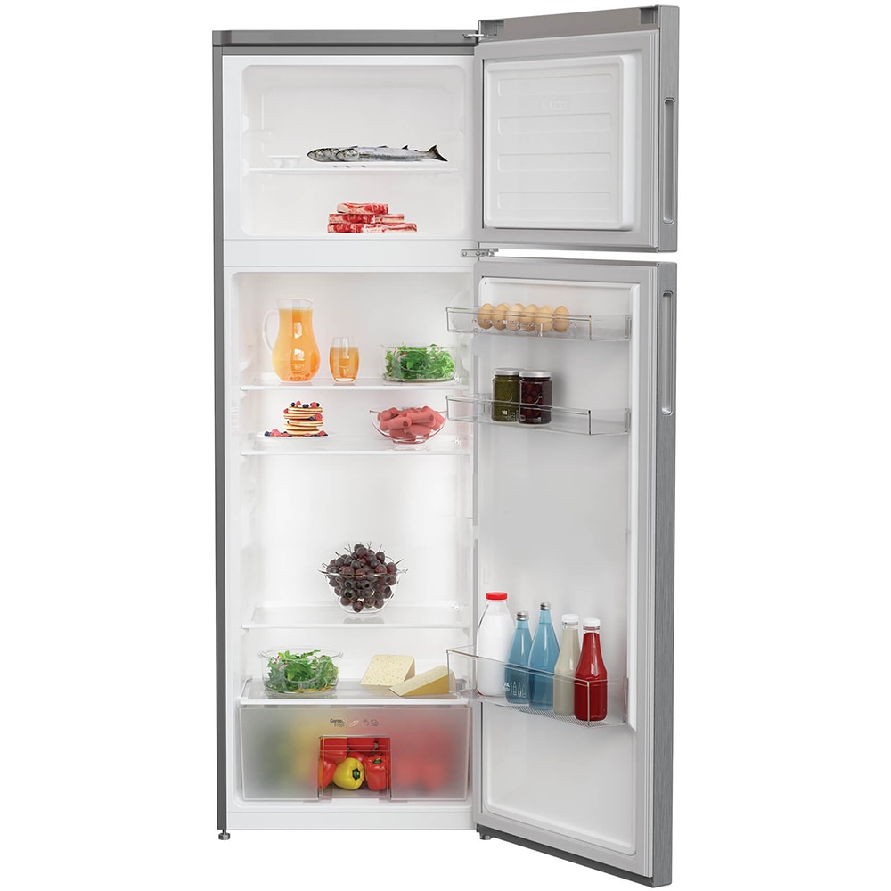 Frigider cu doua usi ARCTIC AD60310M40S, 306 l, H 175 cm, Clasa E, argintiu