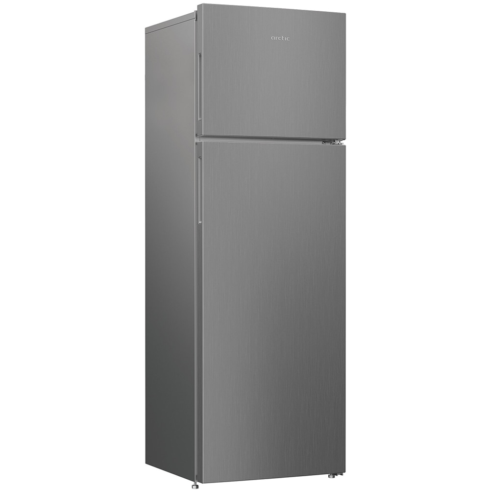 Frigider cu doua usi ARCTIC AD60310M40S, 306 l, H 175 cm, Clasa E, argintiu