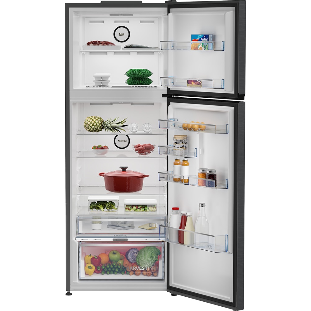 Frigider cu doua usi BEKO B5RDNE504LXBR, No Frost, 477 l, H 186.5 cm, Clasa E, dark inox