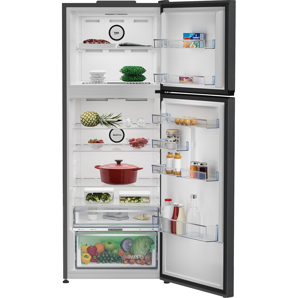 Frigider cu doua usi BEKO B5RDNE504LXBR, No Frost, 477 l, H 186.5 cm, Clasa E, dark inox