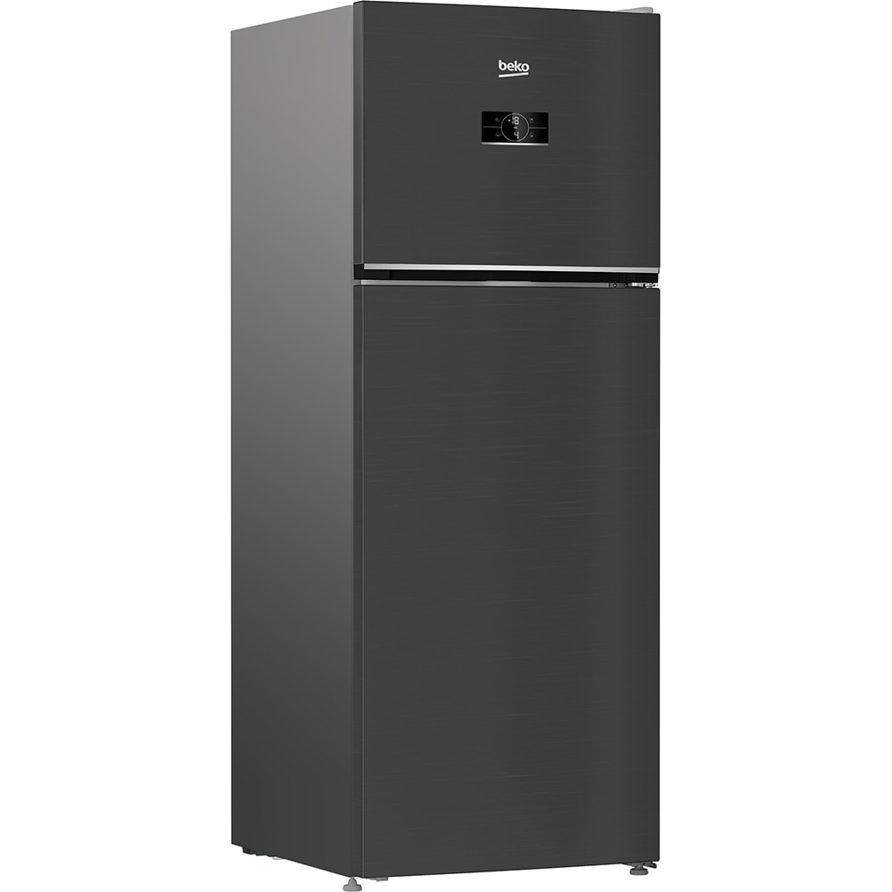 Frigider cu doua usi BEKO B5RDNE504LXBR, No Frost, 477 l, H 186.5 cm, Clasa E, dark inox