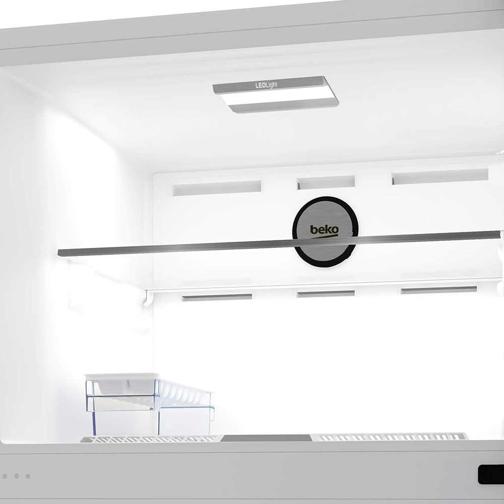 Frigider cu doua usi BEKO B5RDNE594ZXB, No Frost, 557 l, H 186 cm, Clasa E, inox