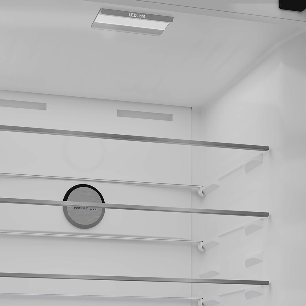 Frigider cu doua usi BEKO B5RDNE594ZXB, No Frost, 557 l, H 186 cm, Clasa E, inox