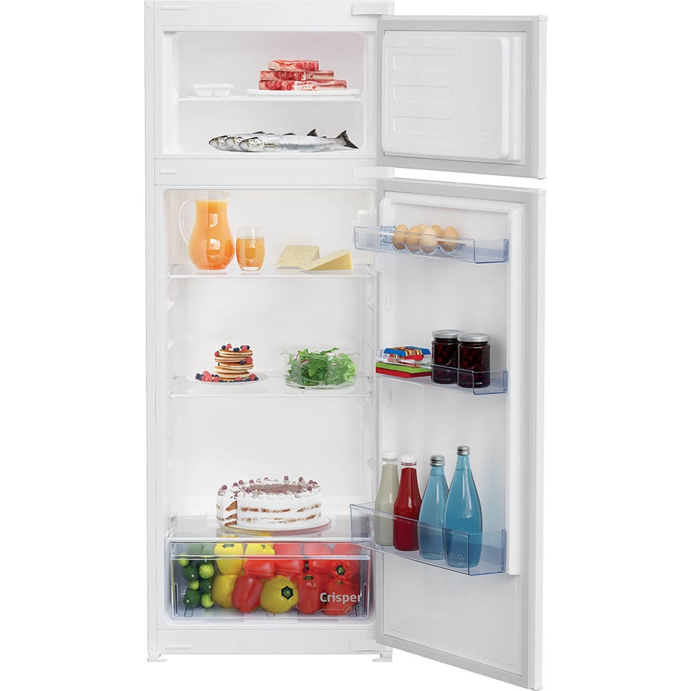 Frigider incorporabil cu doua usi BEKO BDSA250K4SN, 220 l, H 145 cm, Clasa E