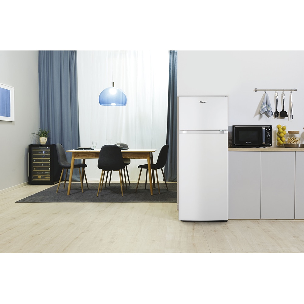 Frigider cu doua usi CANDY CDG1S514EW, 211 l, H 143 cm, Clasa E, alb