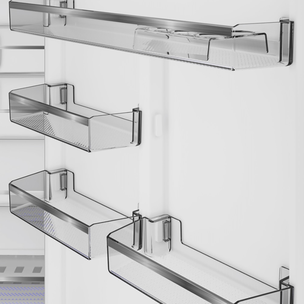Frigider cu doua usi GRUNDIG GDPN67823LX, No Frost, 477 l, 186.5 cm, Clasa E, argintiu