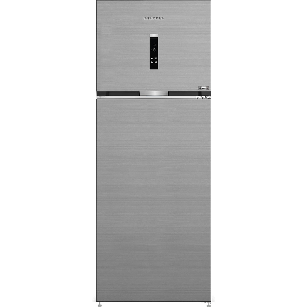 Frigider cu doua usi GRUNDIG GDPN67823LX, No Frost, 477 l, 186.5 cm, Clasa E, argintiu