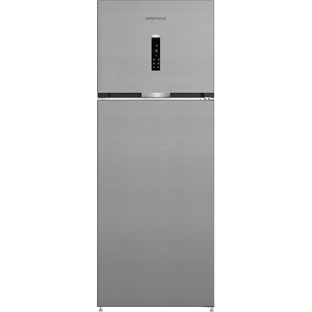 Frigider cu doua usi GRUNDIG GDPN67830LXW, No Frost, 477 l, 186.5 cm, Clasa D, argintiu
