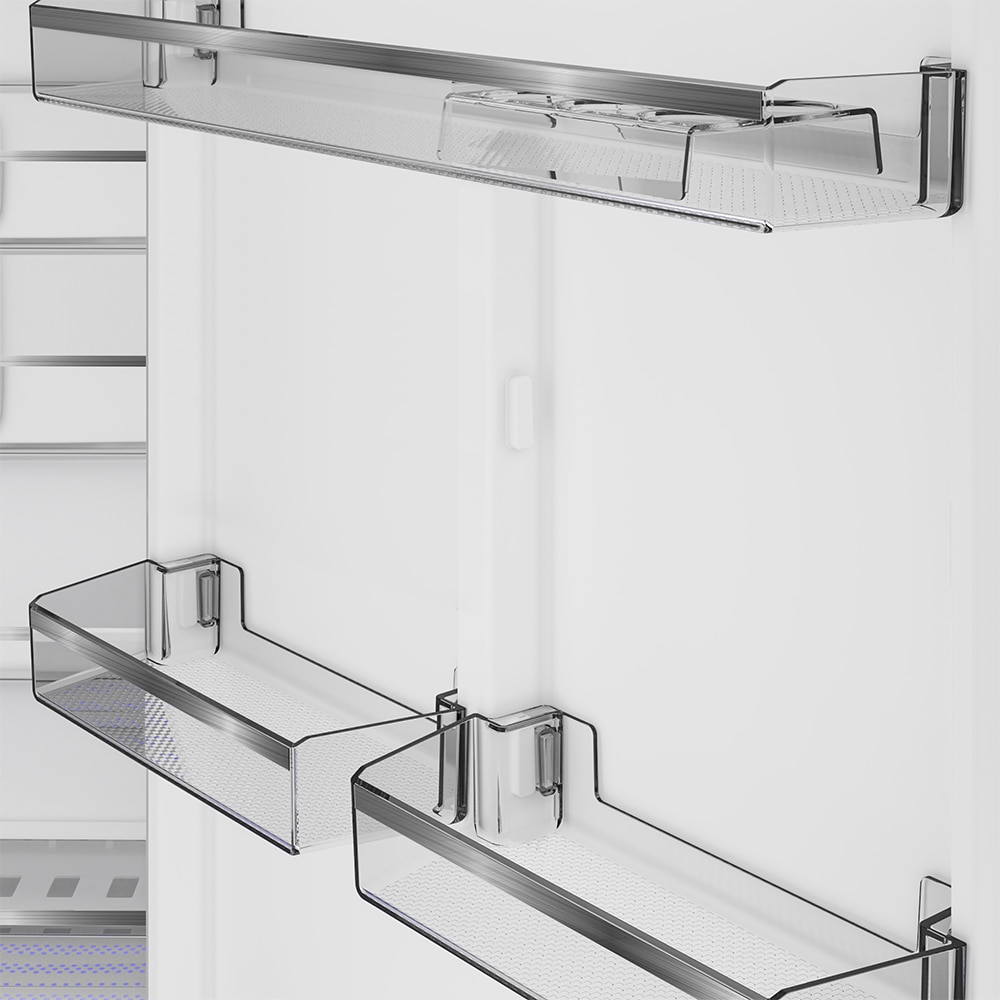 Frigider cu doua usi GRUNDIG GDPN67830LXW, No Frost, 477 l, 186.5 cm, Clasa D, argintiu