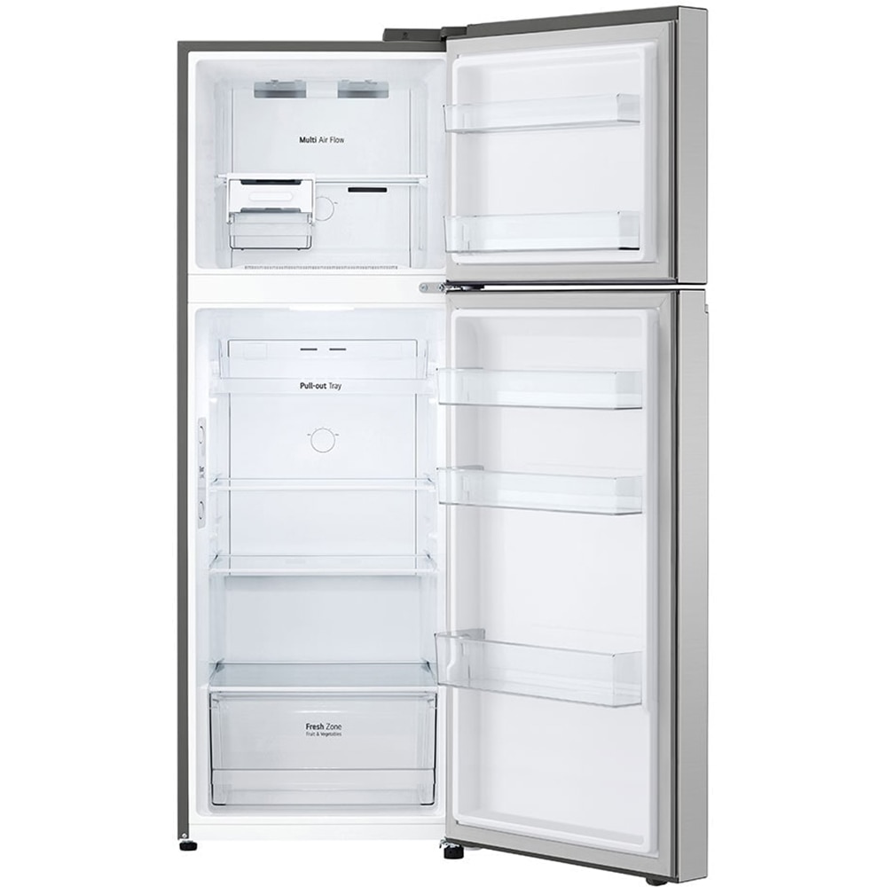 Frigider cu doua usi LG GTBV38PZGKD, No Frost, 335 l, H 172 cm, Clasa E, argintiu