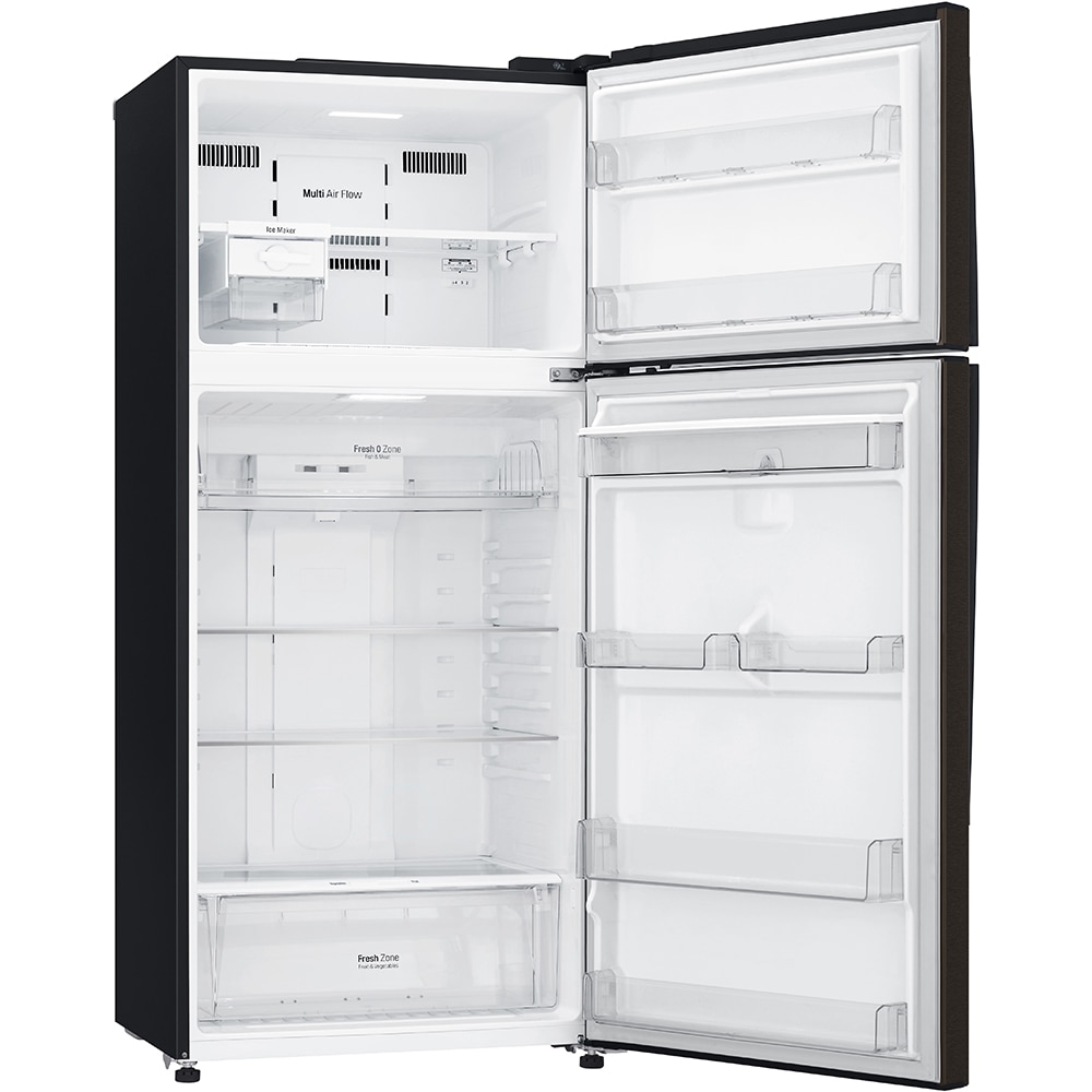 Frigider cu doua usi LG GTF744BLPED, No Frost, 509 l, H 180 cm, Clasa E, negru