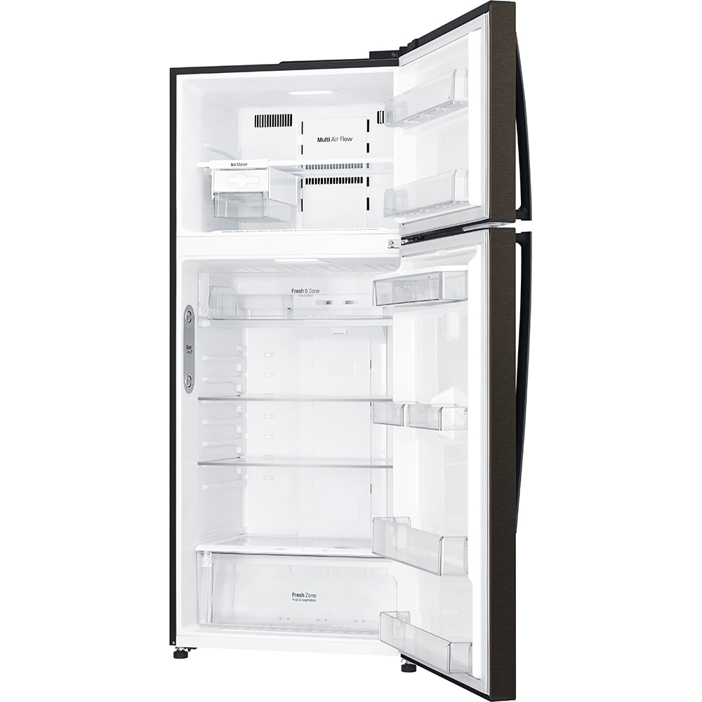 Frigider cu doua usi LG GTF744BLPED, No Frost, 509 l, H 180 cm, Clasa E, negru