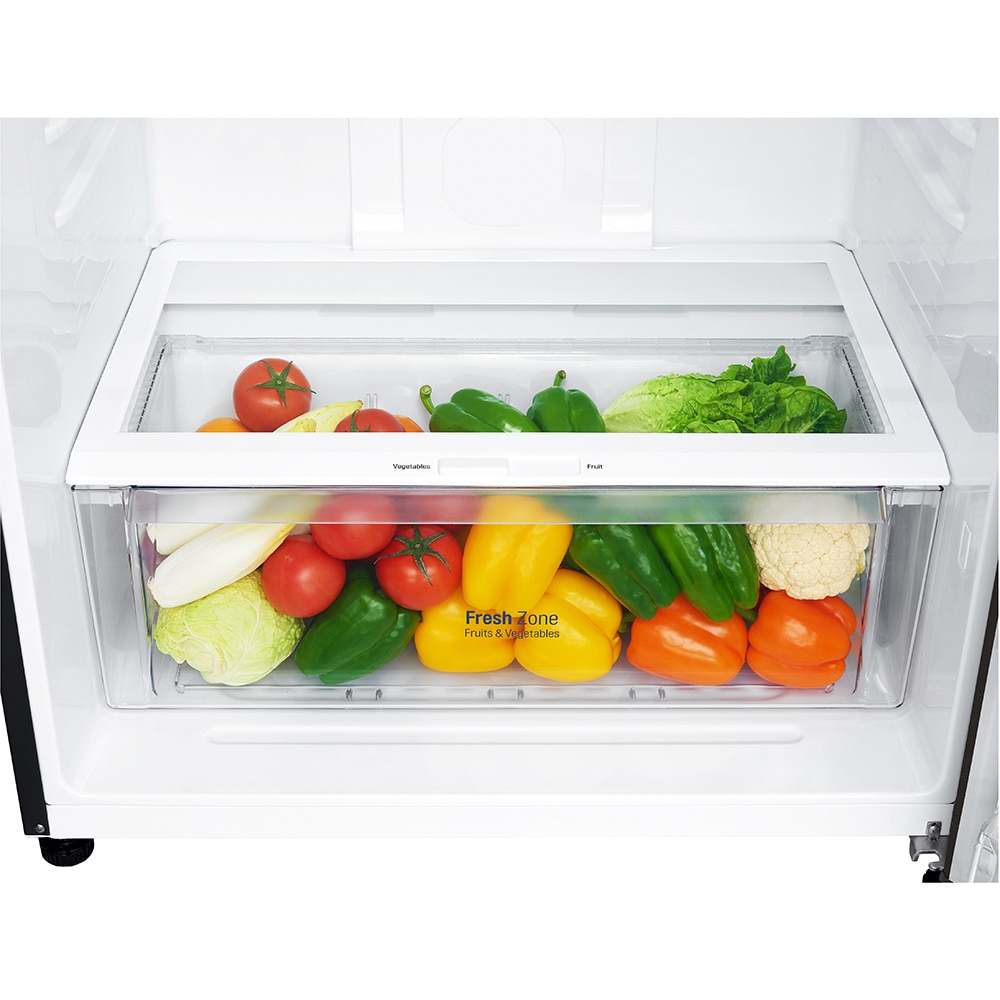 Frigider cu doua usi LG GTF744BLPED, No Frost, 509 l, H 180 cm, Clasa E, negru