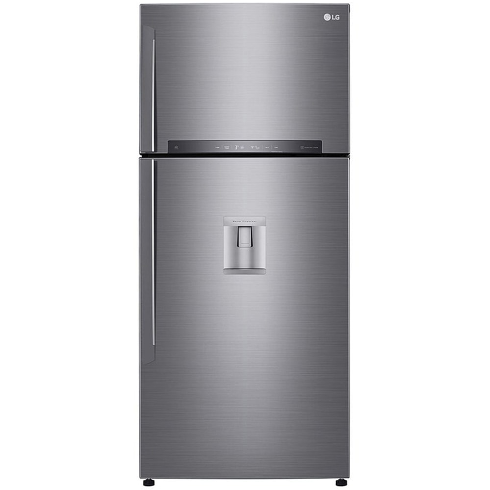 Frigider cu doua usi LG GTF744PZPED, No Frost, 509 l, H 180 cm, Clasa E, argintiu