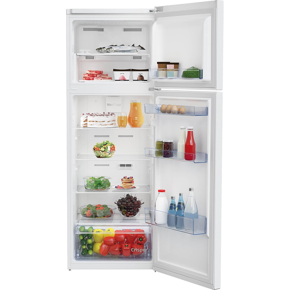 Frigider cu doua usi BEKO RDNE350K40WN, NeoFrost Dual Cooling, 316 l, H 172 cm, Clasa E, alb