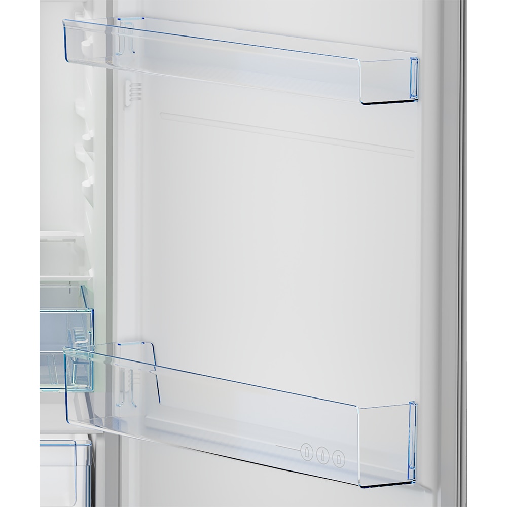 Frigider cu doua usi BEKO RDNE455K40XBN, No Frost, 406 l, H 185 cm, Clasa E, argintiu