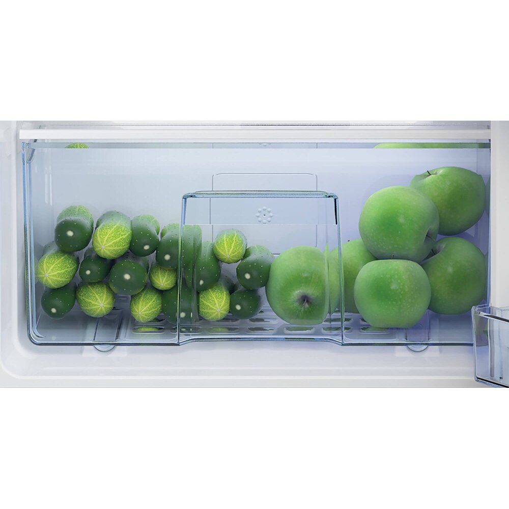 Frigider cu doua usi BEKO RDNT271I40XBN, No Frost, 250 l, H 165 cm, Clasa E, argintiu