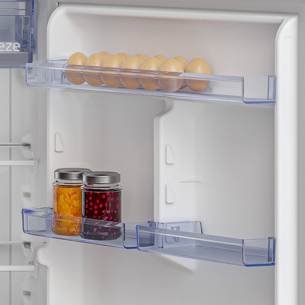 Frigider cu doua usi BEKO RDNT401I40SWBN, No Frost, 375 l, H 172 cm, Clasa E, negru