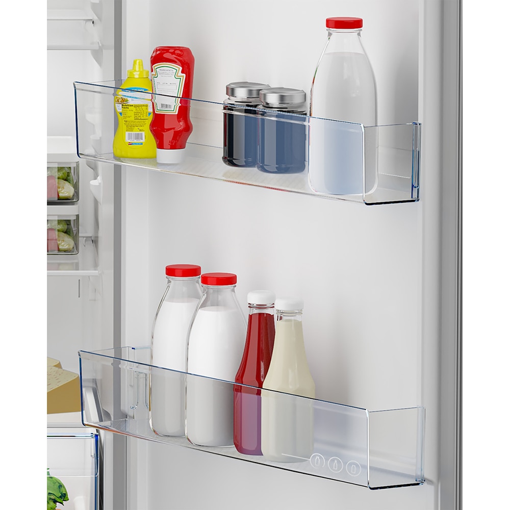 Frigider cu doua usi BEKO RDSE465K40WN, 437 l, H 185 cm, Clasa E, alb