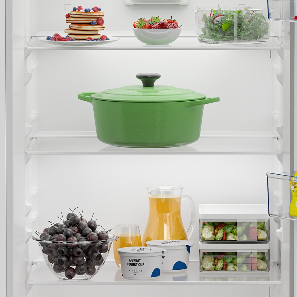 Frigider cu doua usi BEKO RDSE465K40WN, 437 l, H 185 cm, Clasa E, alb