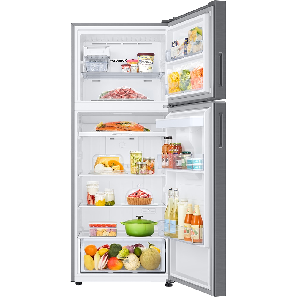 Frigider cu doua usi SAMSUNG RT42CG6724S9EO, No Frost, 412 l, H 178.5 cm, Clasa E,  Dozator apa, inox