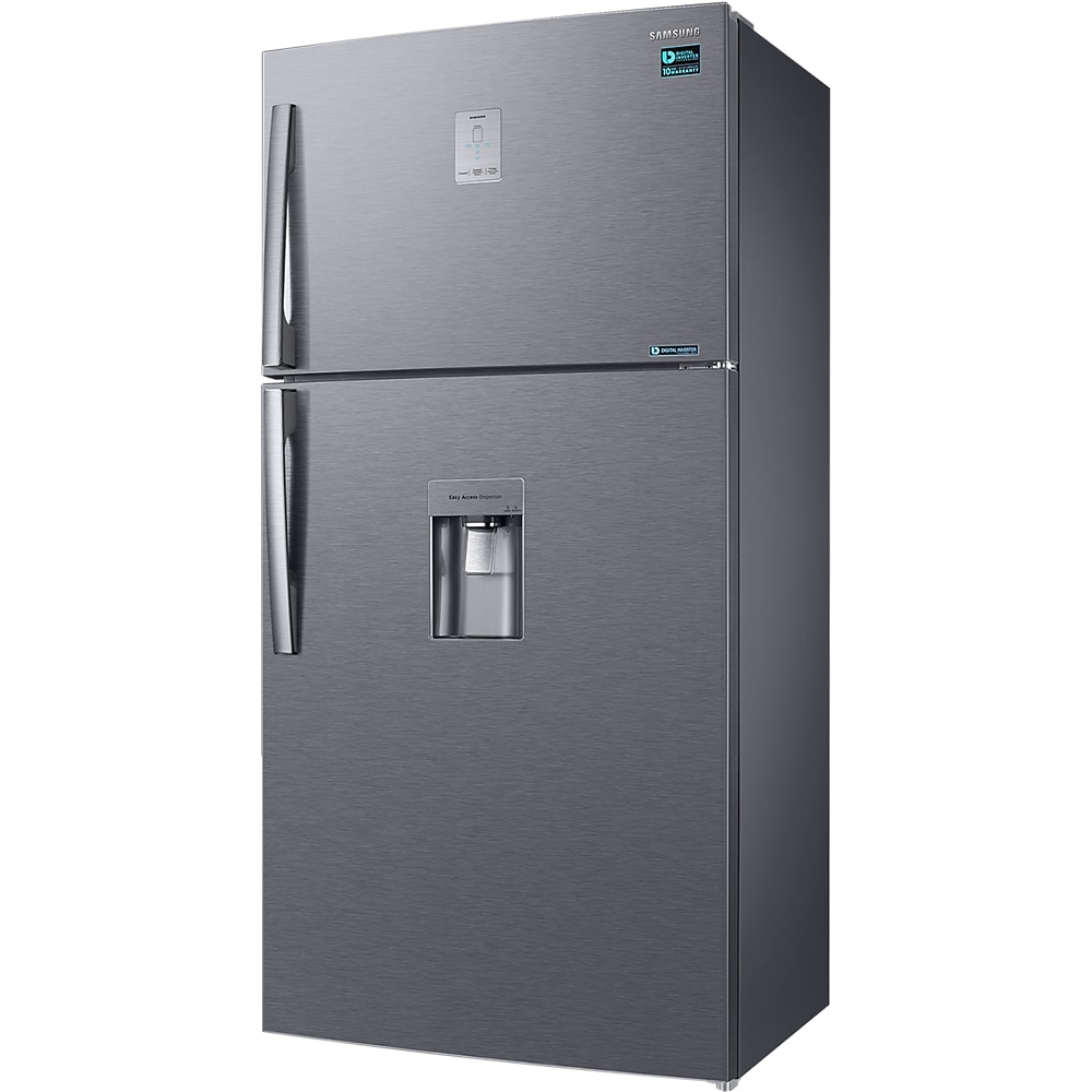 Frigider cu doua usi SAMSUNG RT58K710RSL/EO, No Frost, 585 l, H 178 cm, Clasa E, Wi-Fi, Dozator apa, inox