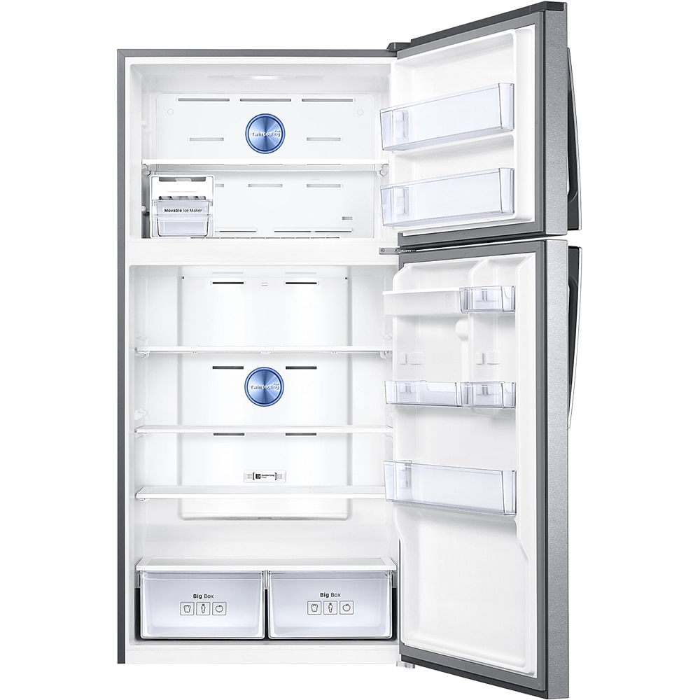 Frigider cu doua usi SAMSUNG RT58K710RSL/EO, No Frost, 585 l, H 178 cm, Clasa E, Wi-Fi, Dozator apa, inox