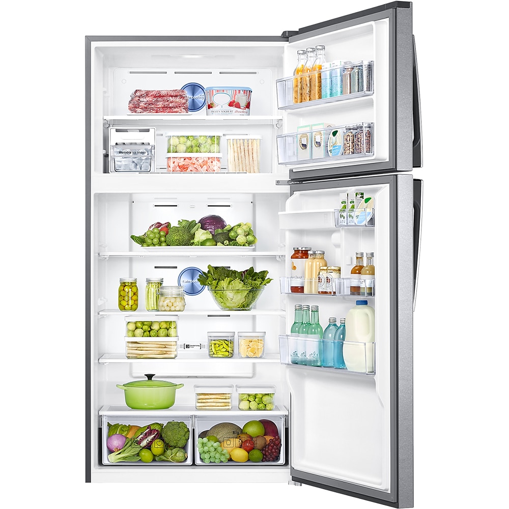 Frigider cu doua usi SAMSUNG RT58K710RSL/EO, No Frost, 585 l, H 178 cm, Clasa E, Wi-Fi, Dozator apa, inox