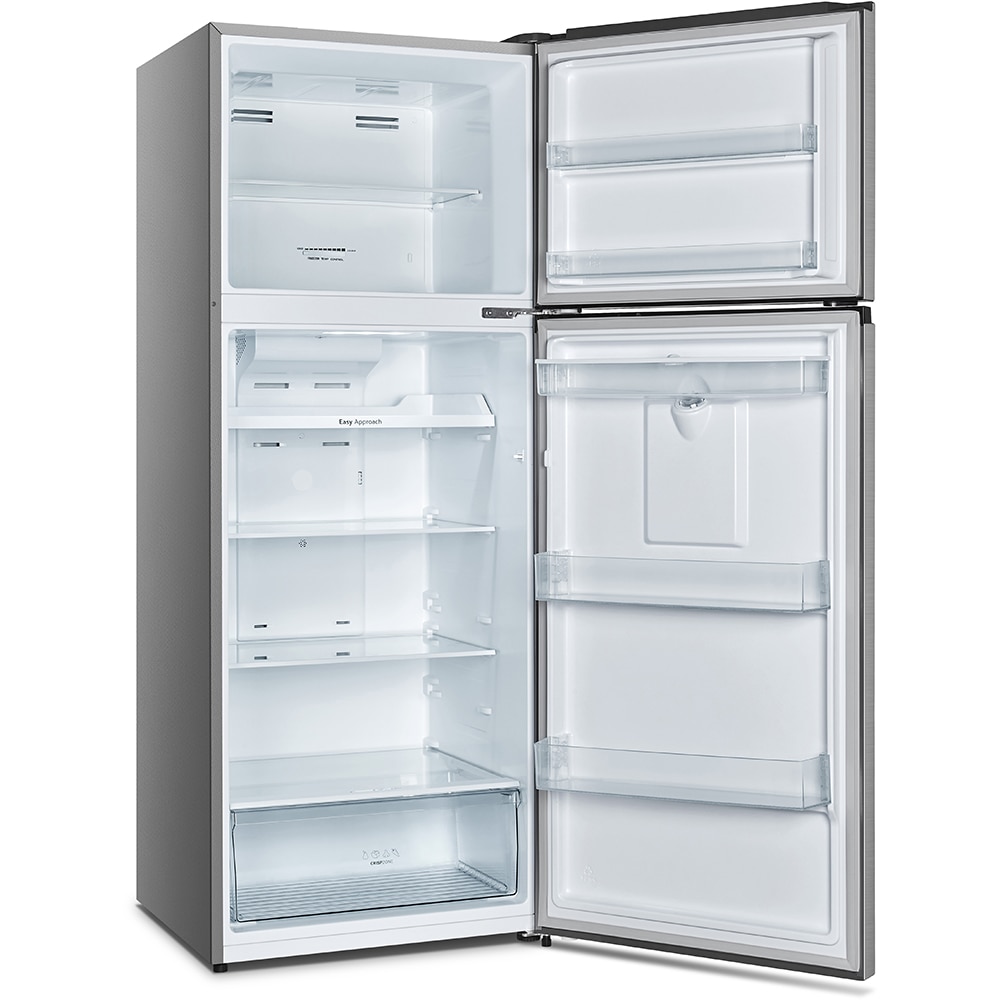 Frigider cu doua usi HISENSE RT600N4WC2, Total No Frost, 467 l, H 185 cm, Clasa E, Dozator apa, argintiu