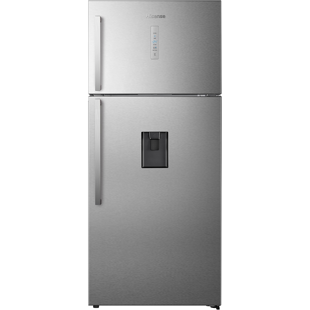 Frigider cu doua usi HISENSE RT728N4WCE1, No Frost, 553 l, H 185 cm, Clasa E, Dozator apa, argintiu