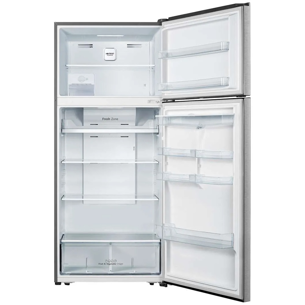 Frigider cu doua usi HISENSE RT728N4WCE1, No Frost, 553 l, H 185 cm, Clasa E, Dozator apa, argintiu