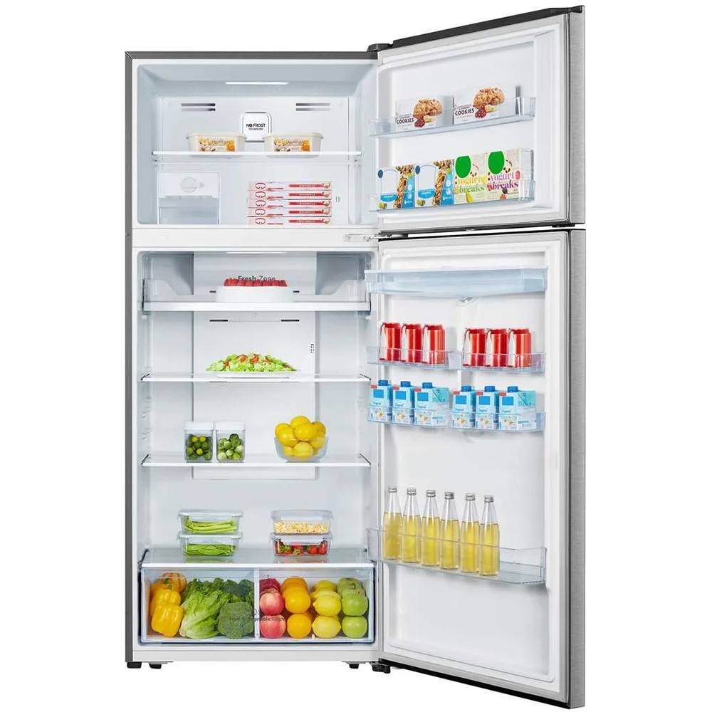 Frigider cu doua usi HISENSE RT728N4WCE1, No Frost, 553 l, H 185 cm, Clasa E, Dozator apa, argintiu