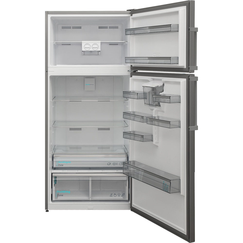 Frigider cu doua usi SHARP SJ-NTA35CHDIE-EU, Advanced No Frost, 587 l, H 186 cm, Clasa E, Dozator apa, inox