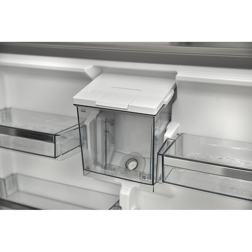 Frigider cu doua usi SHARP SJ-NTA35CHDIE-EU, Advanced No Frost, 587 l, H 186 cm, Clasa E, Dozator apa, inox