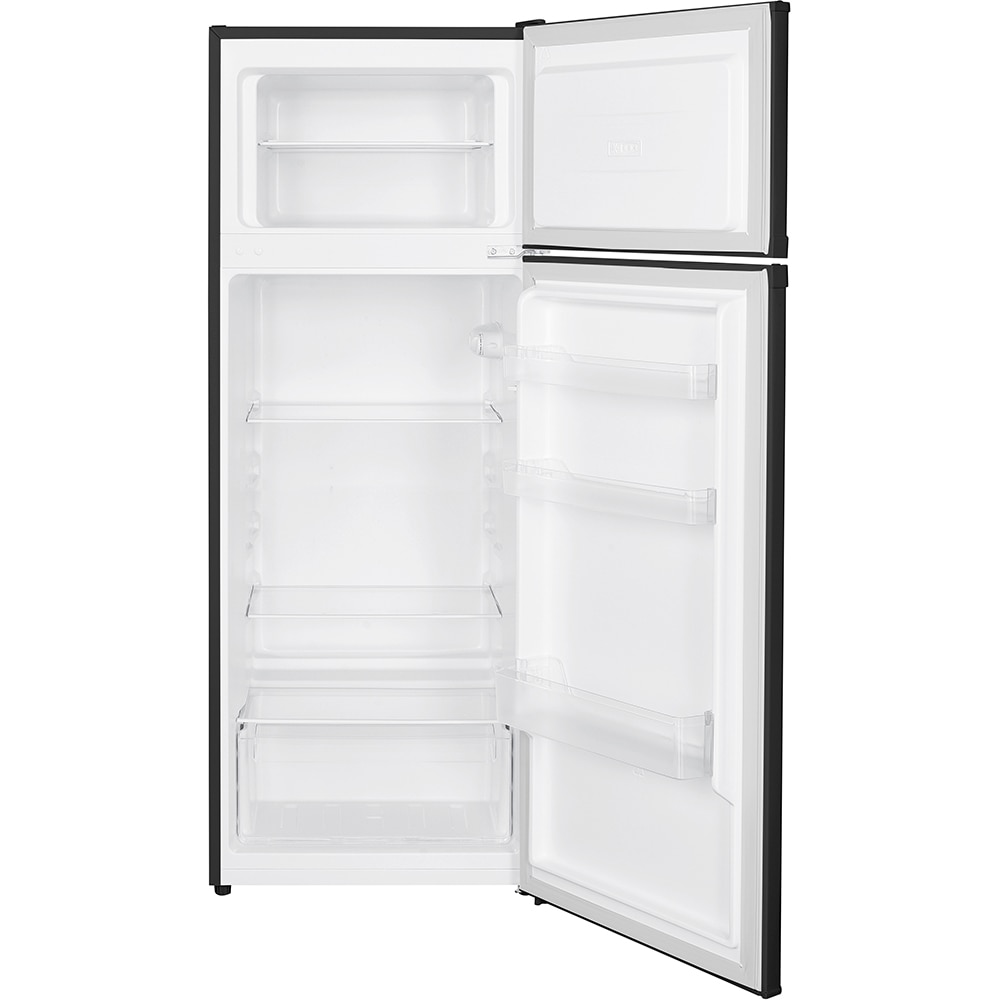 Frigider cu doua usi VORTEX VDD21SBK02H, 206 l, H 143 cm, Clasa E, negru