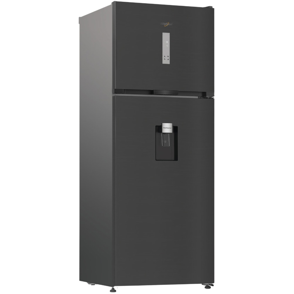 Frigider cu doua usi WHIRLPOOL WHD2 6472W X4E, No Frost, 477 l, H 186.5 cm, Clasa E, Dozator apa, inox