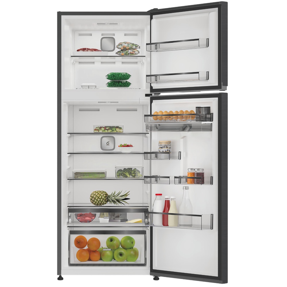 Frigider cu doua usi WHIRLPOOL WHD2 6472W X4E, No Frost, 477 l, H 186.5 cm, Clasa E, Dozator apa, inox