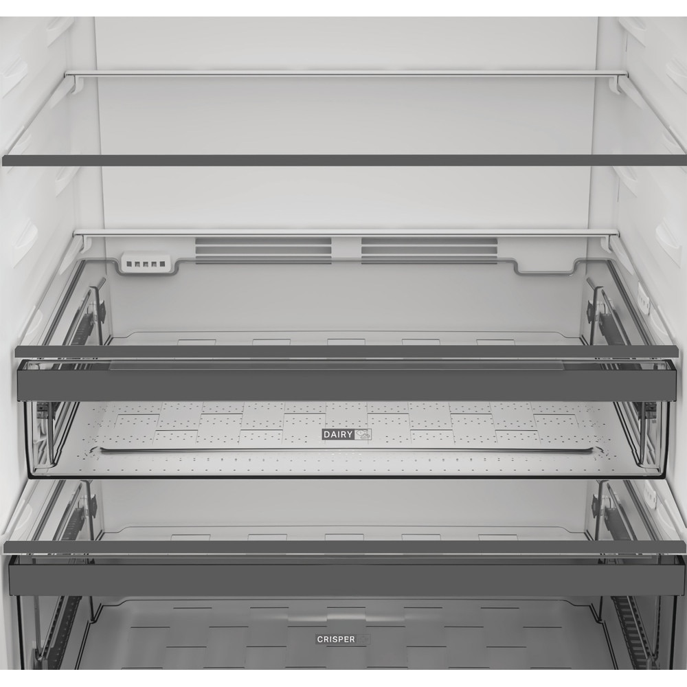 Frigider cu doua usi WHIRLPOOL WHD2 6472W X4E, No Frost, 477 l, H 186.5 cm, Clasa E, Dozator apa, inox