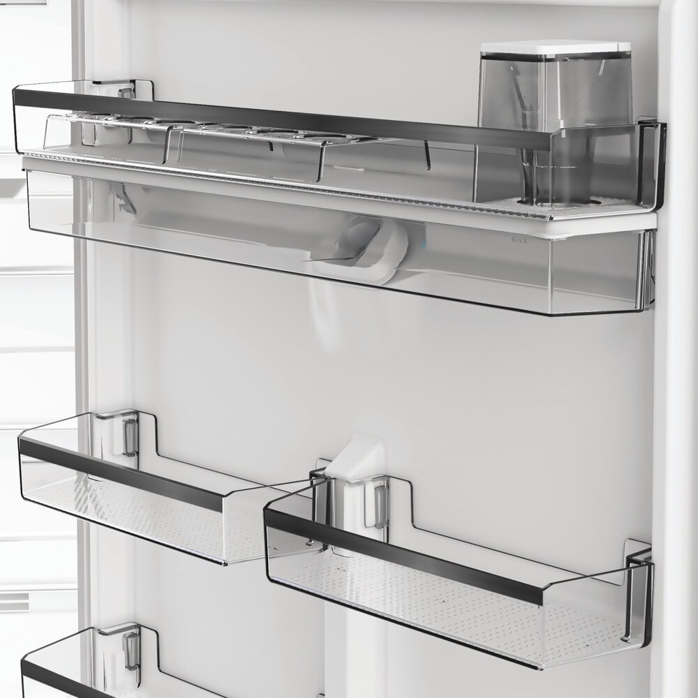 Frigider cu doua usi WHIRLPOOL WHD2 6472W X4E, No Frost, 477 l, H 186.5 cm, Clasa E, Dozator apa, inox