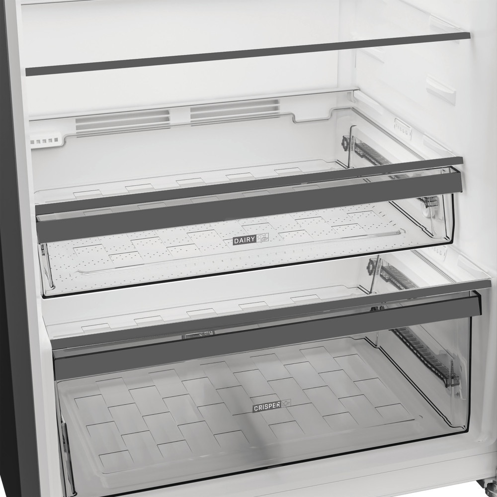 Frigider cu doua usi WHIRLPOOL WHD2 6472W X4E, No Frost, 477 l, H 186.5 cm, Clasa E, Dozator apa, inox