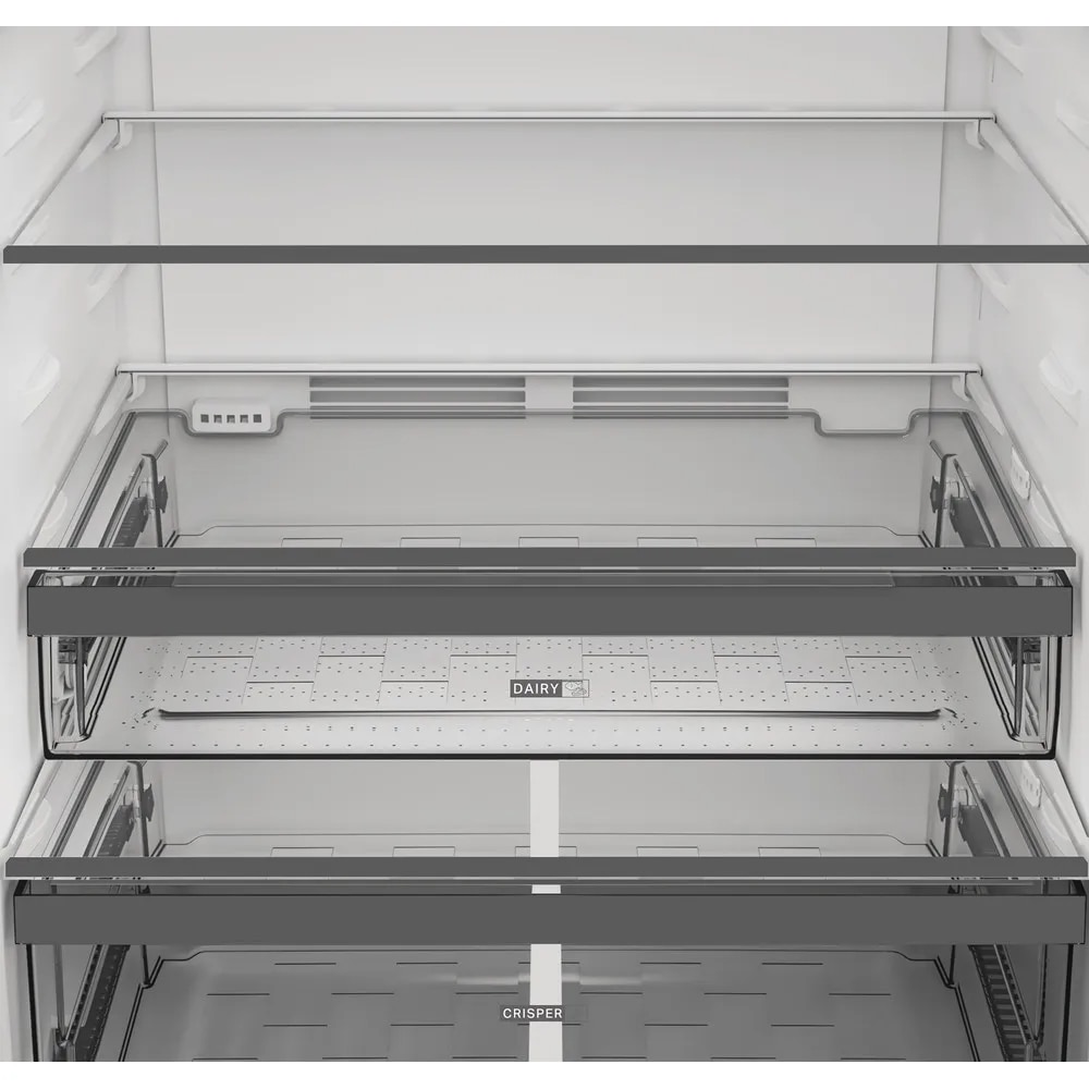 Frigider cu doua usi WHIRLPOOL WHD2 6472 X4E, No Frost, 477 l, H 186.5 cm, Clasa E, inox