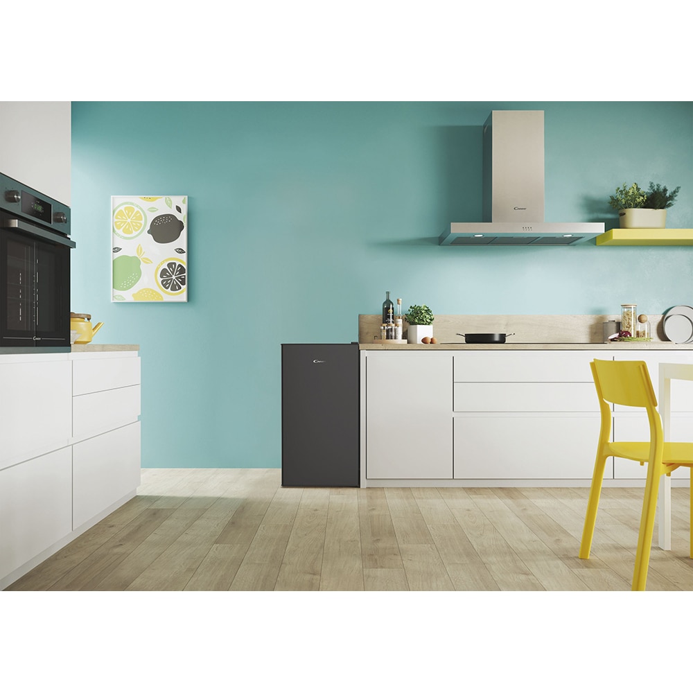 Frigider cu o usa CANDY CHASD4385EBC, 90 l, H 85 cm, Clasa E, negru