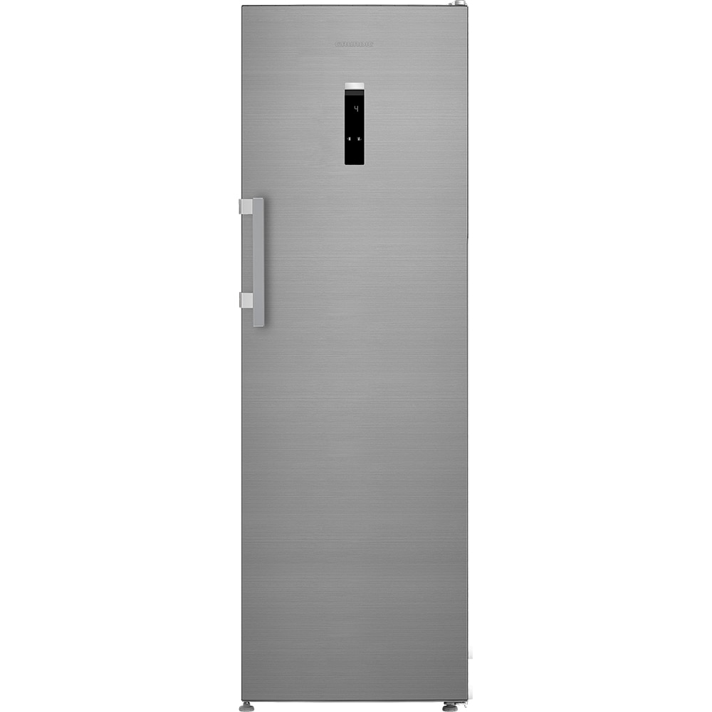 Frigider cu o usa GRUNDIG GLPN66820X, No Frost, 365 l, H 186 cm, Clasa E, inox