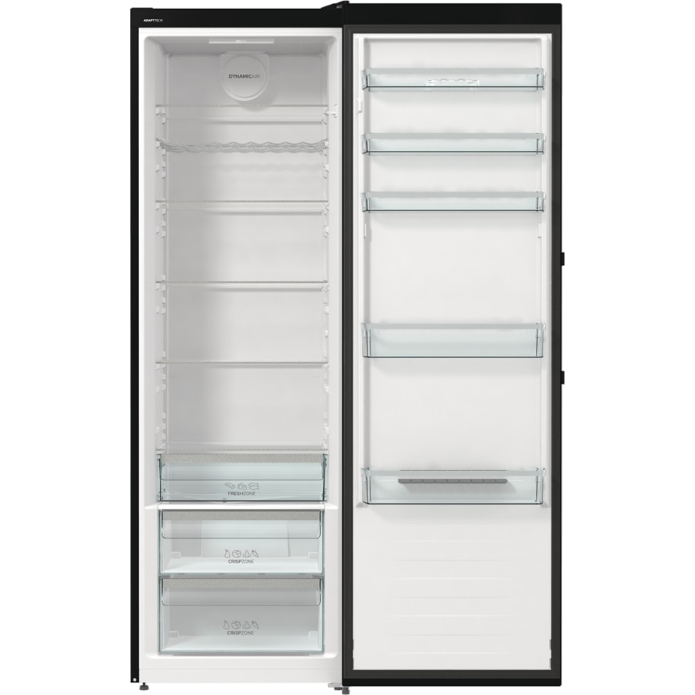 Frigider cu o usa GORENJE R619EABK6, 398 l, H 185 cm, Clasa E, negru