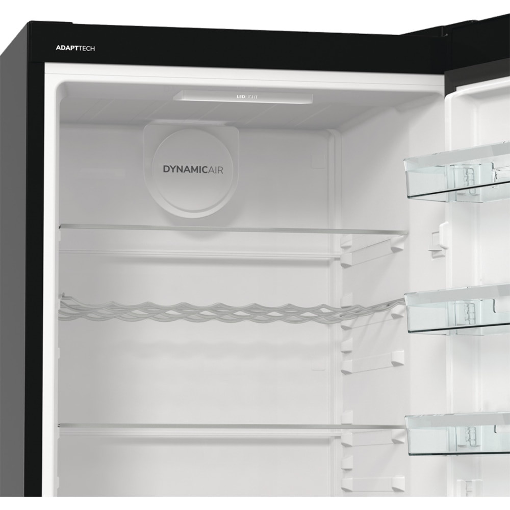 Frigider cu o usa GORENJE R619EABK6, 398 l, H 185 cm, Clasa E, negru