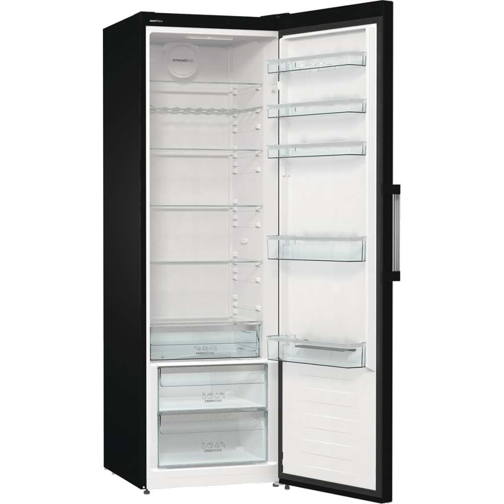 Frigider cu o usa GORENJE R619EABK6, 398 l, H 185 cm, Clasa E, negru