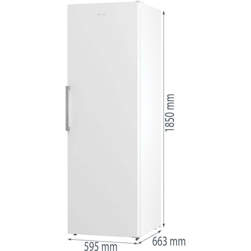 Frigider cu o usa GORENJE R619EEW5, 398 l, H 185 cm, Clasa E, alb