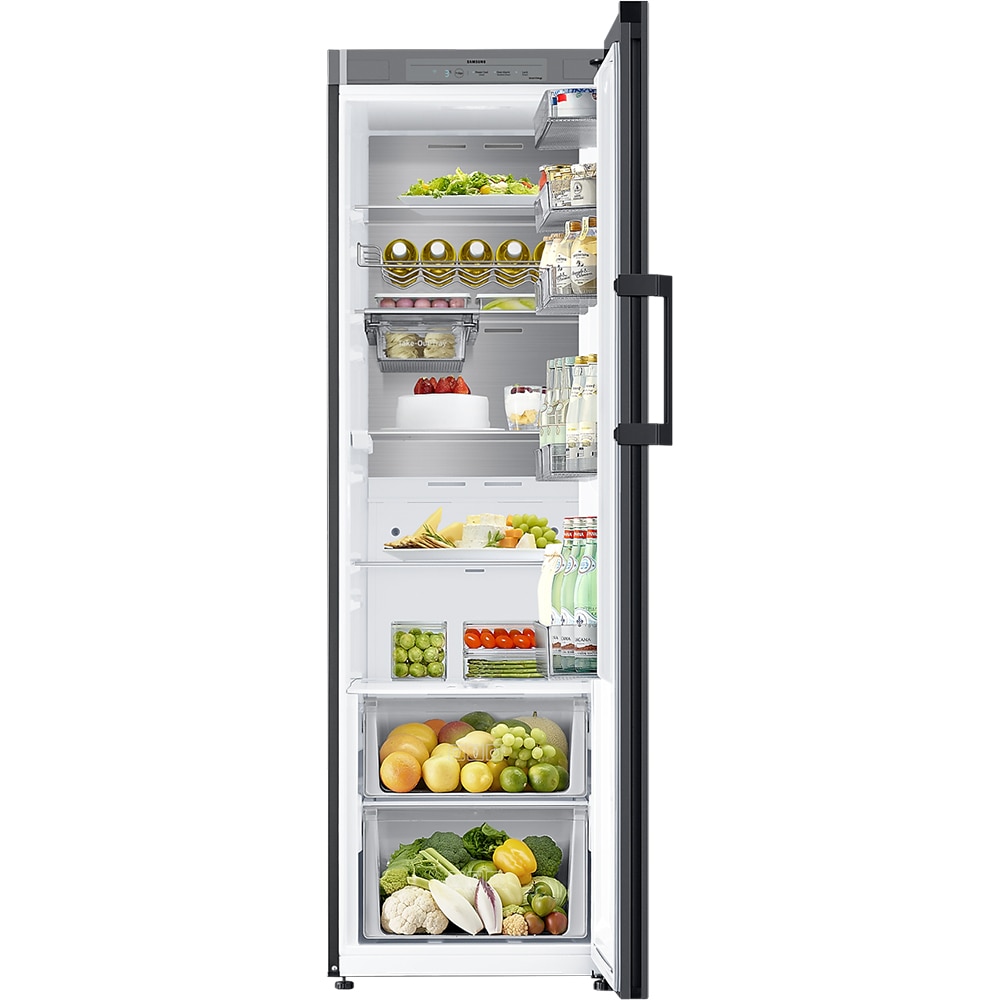 Frigider cu o usa SAMSUNG RR39C76C322/EF, Bespoke, No Frost, 387 l, H 186 cm, Clasa E, All-Around Cooling, negru