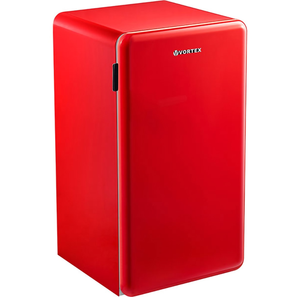 Frigider cu o usa VORTEX VD9SRD01M, 93 l, H 83.5 cm, Clasa E, rosu